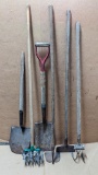 Spade shovel, flat blade shovel, cultivator, how, more.