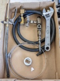 Clippard gas hose, 6 3/4