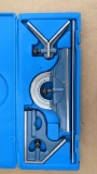 PEC four piece inch and metric comb and square set. Appears to be in new condition.