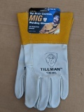Tillman XL welding gloves are No. 1350 XL and are new. Made with top grain cowhide.