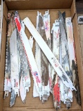 Milwaukee, Morse, and other wood and metal reciprocating saw blades, up to 12