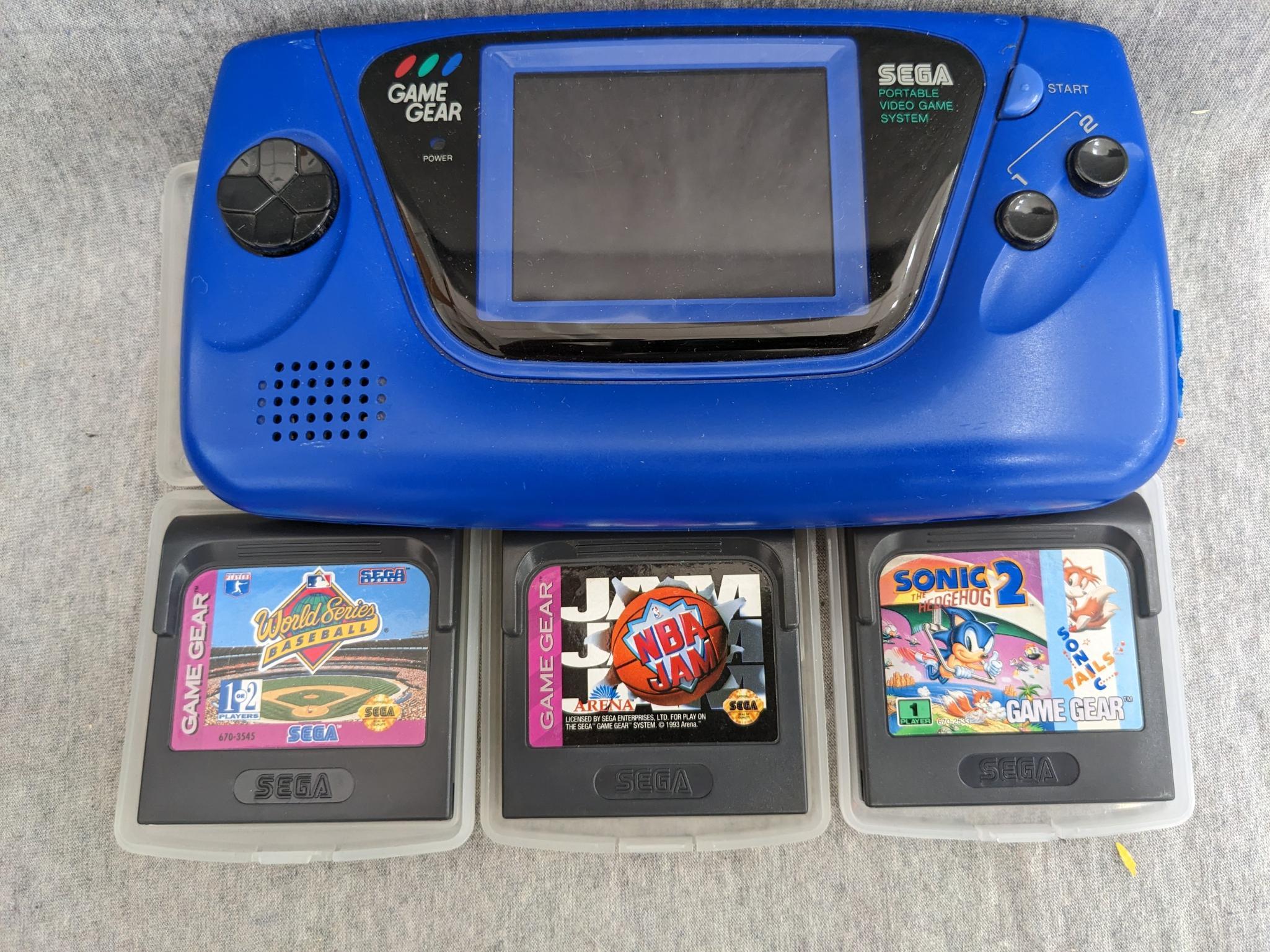 Sega Game Gear Portable Video Game System with | Proxibid