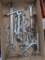 Fuller, Tough, and other SAE and metric box, open end, and combination wrenches.