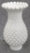 Fenton hobnail milk glass lamp shade is 7-1/2