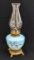 Pretty parlor oil lamp is 17