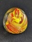 Wonderful art glass paper weight is about 2-1/4