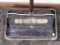 Vintage Bissell carpet sweeper, brush and wheels turn. Measures approx. 15