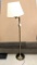 Brushed brass colored floor lamp stands 58