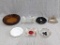Various ashtrays mostly promotional incl YMCA Hotel Chicago, Dell & Betsy's Sunnyside Tap, Traer,