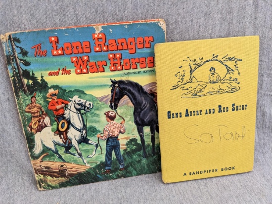 The Cowboy Collection of children's books incl "Gene Autry and Red Shirt" & "The Lone Ranger and the