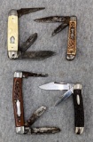 Imperial, Colonial and Sabre pocket knives up to 3-3/4