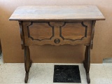 Charming side table or shelf measures approx 32