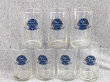7 Pabst Blue Ribbon beer glasses are 4