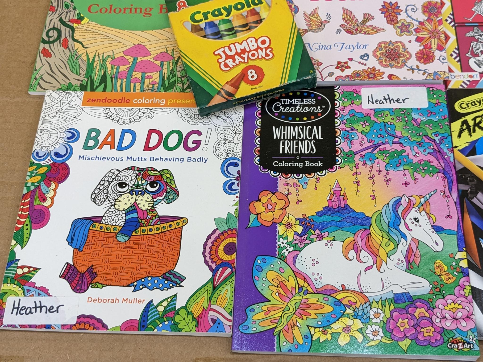 How To Relax with Gel Pens and Adult Coloring Books