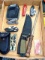 Bell bike repair kit; pocket knife; multi-tool with case or sheath; sharpening steel is 14