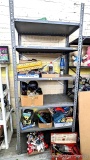 8' steel shelf unit is 3' wide x 18
