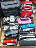 8 cameras incl Kodak Easyshare M340, C195, Z710; Polaroid; Canon Powershot Sx410 IS, Sure shot 80U;
