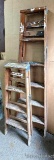 4' and 6' wooden step ladders. Larger is a Keller brand. Both in decent condition.