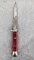 Ships to WI residents only! Switchblade knife measures 9-1/2