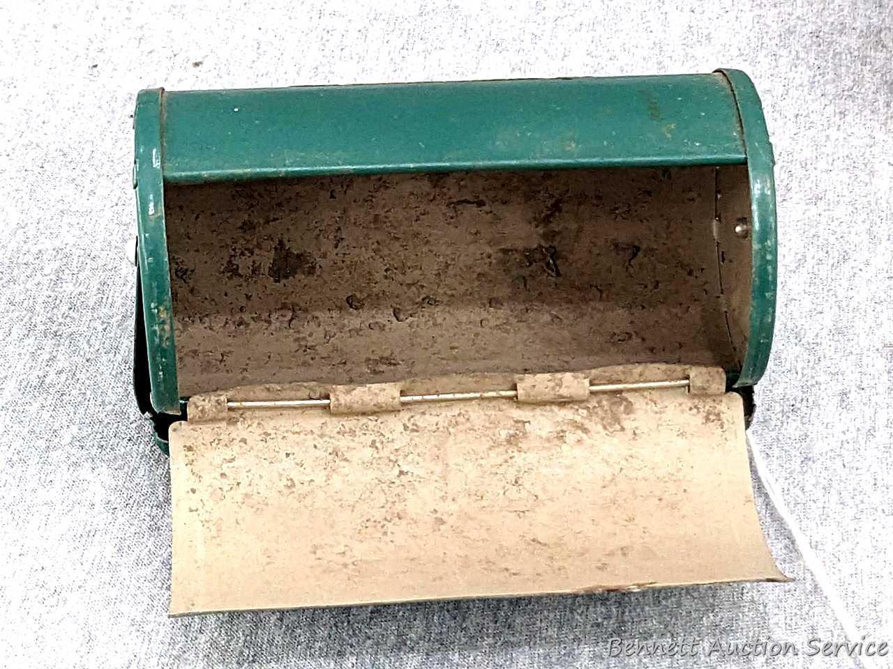 Two vintage bait boxes incl Frabill Bob-Bet Bait