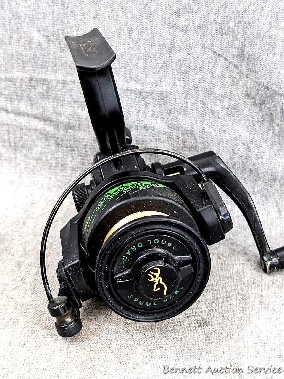 2 spinning reels incl Browning SDX3 and Quantum