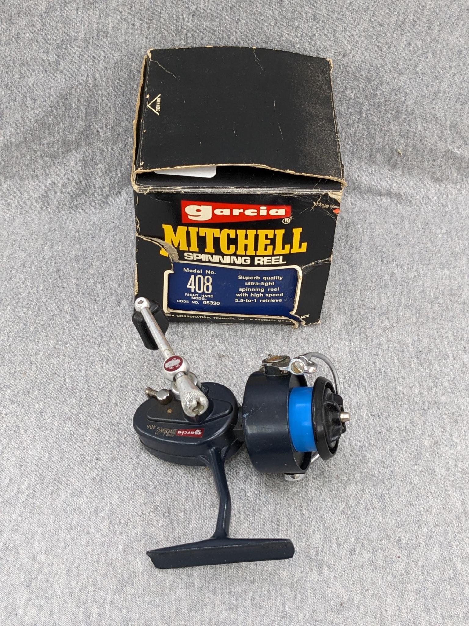 Vintage Garcia Mitchell 408 spinning reel with
