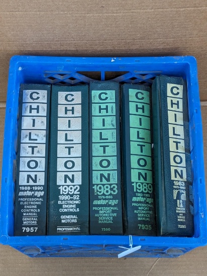 Chilton shop manuals 1983-1992