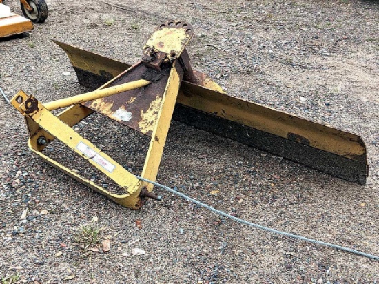 King Kutter 6' back blade with shoes. Edge is good, blade adjusts to different angles and is 15"