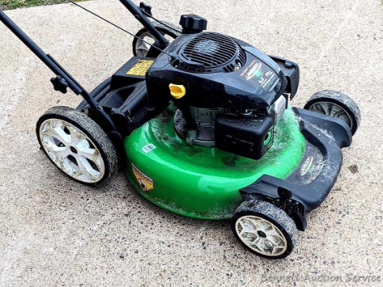 Lawnboy 21" deck lawn mower has a 149cc Kohler engine. Features Easy Pull start, has compression but