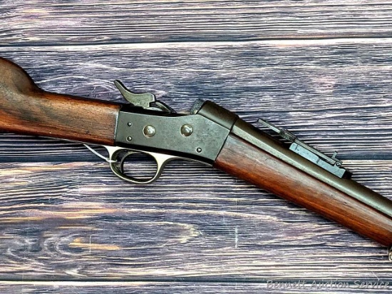 Danish-built Remington 1867/96 rolling block rifle.