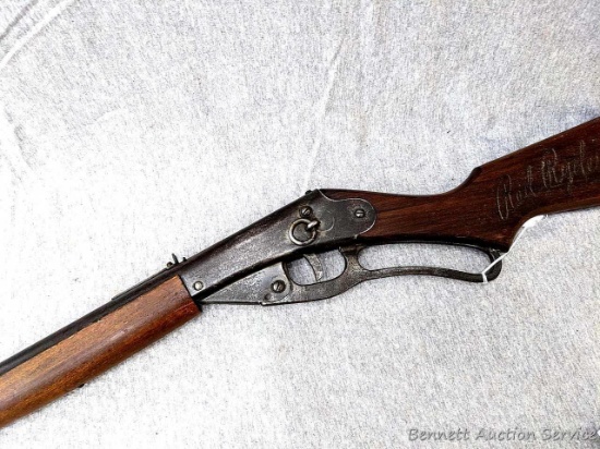 Daisy Red Ryder saddle ring carbine BB gun Model 40 No. 111. Rifle was manufactured in Plymouth, MI