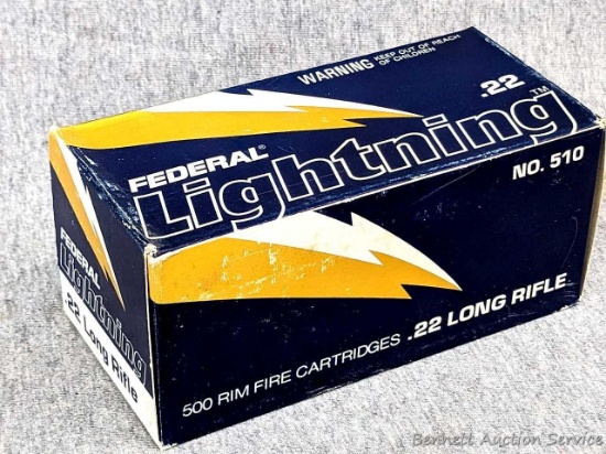 500 rounds of Federal Lightning .22 Long Rifle ammunition are no. 510.