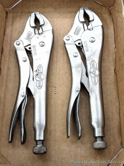 A Pair of Irwin 10WR Vise Grips. Nice quality.