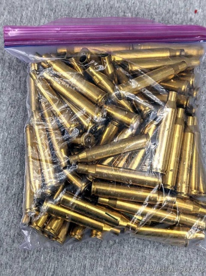 Seller notes 100 pieces. Bag of .25-06 Rem brass, all pieces I see are FC. RCBS .25-06 reloading