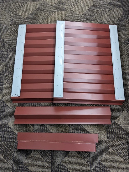 Attic vent covers measure approx 23-1/2" x 18" appear to be brand new.