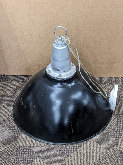 Large light for pole shed or barn measures 20" across the bottom