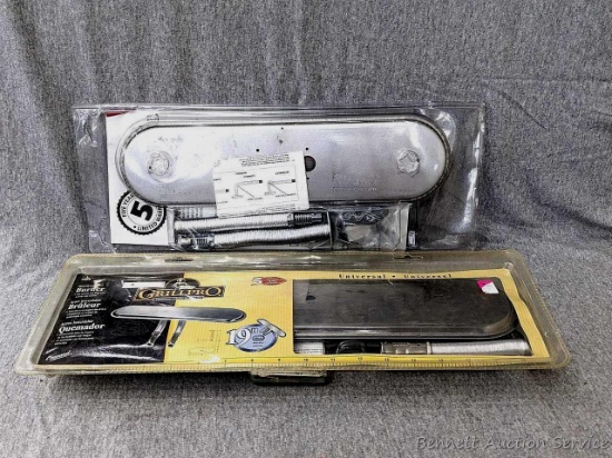 2 universal grill bar burners, Char-Broil measures 15" second Grill Pro measures 19" Both appear to