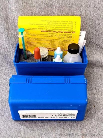 Will not ship! Lamotte Total Hardness Water Test Kit with codes, instructions and MSDS card. Model