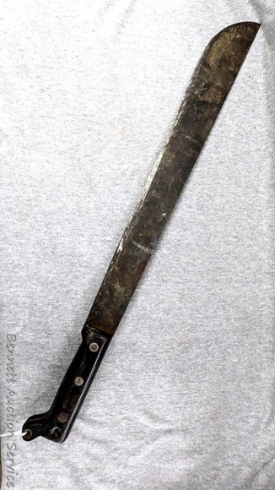 Machete measures 23" long