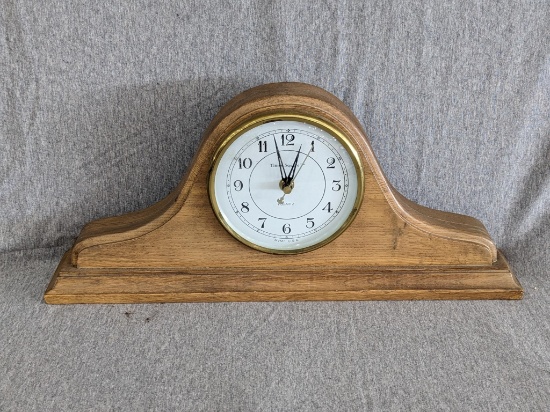 Time Square Mantle clock, movement Quartz, measures 17" x 7"