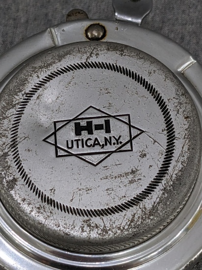 H-I fly fishing reel was made in Utica, NY. Measures about 3" wide, 0 on back is the only other