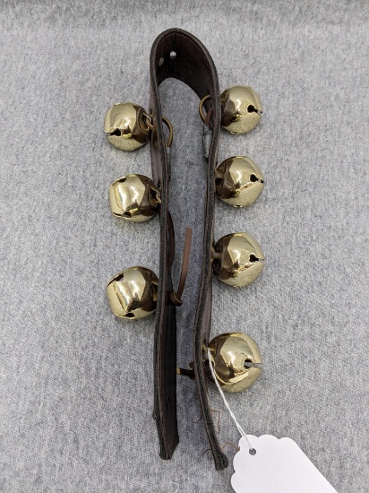 2' leather strap sound like sleighbells! Would be great for an alert bell by a door, or a collar for