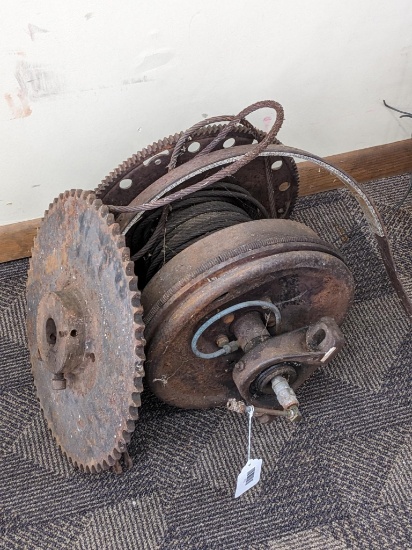 Most or all of a Jammer winch as found on log skidding tractors and crawlers. Come to the open house