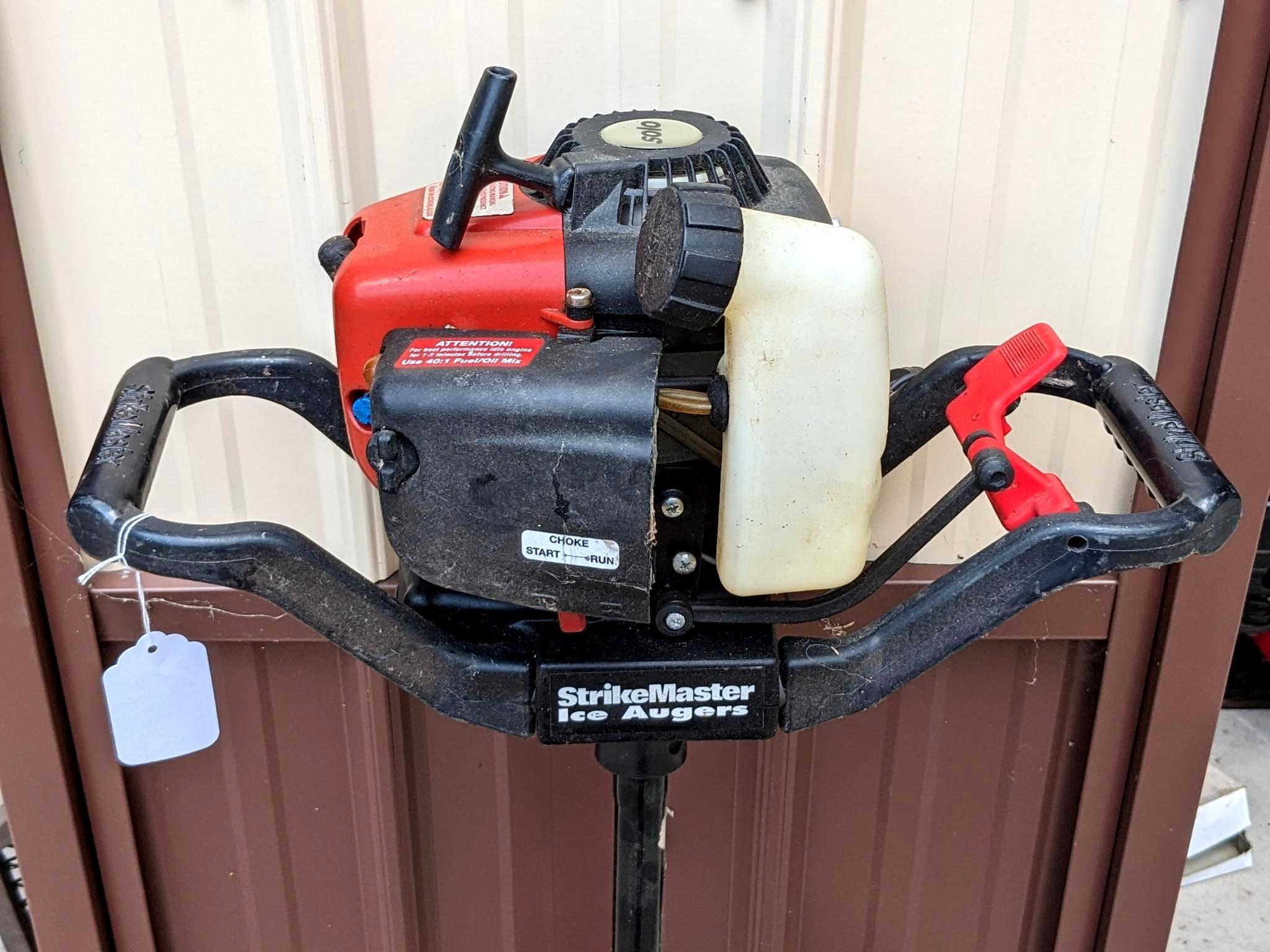 Solo StrikeMaster ice auger appears in good Proxibid