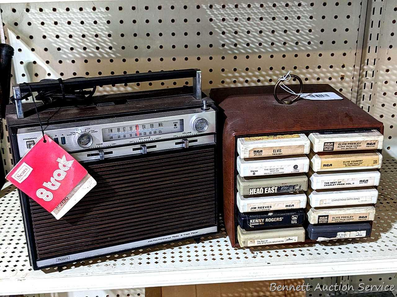 Portable Sears 8-track player, model no 572130, | Proxibid Portable Sears 8-track player, model no 572130, | Proxibid