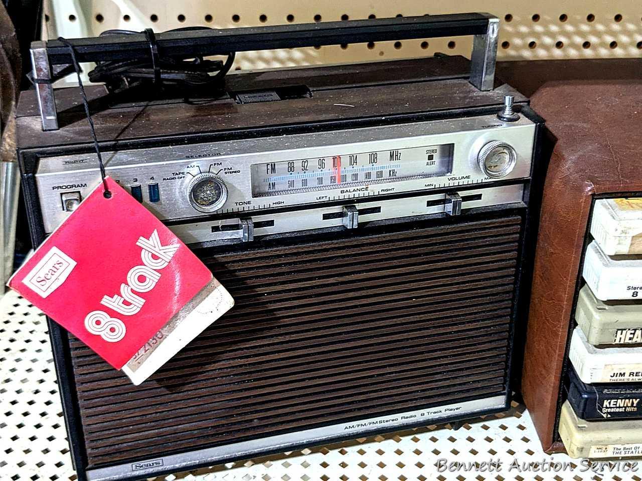 Portable Sears 8-track player, model no 572130, | Proxibid Portable Sears 8-track player, model no 572130, | Proxibid