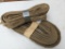 Two nylon tow straps, widest is 3