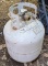 20 lb propane tank with new style OPD valve.