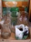 Flower vases; largest measures 6