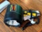 Brinkmann Q Beam Max Million rechargeable light with vehicle charger and manual.